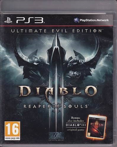 Diablo 3 Reaper of Souls Ultimate Evil Edition - PS3 - (B Grade) (Genbrug)
